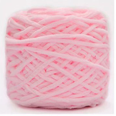 Soft Velvet Yarn Chenille Yarn for Crocheting &Knitting Super Bulky 150g(a single skein of yarn is ample for crafting a single slipper)