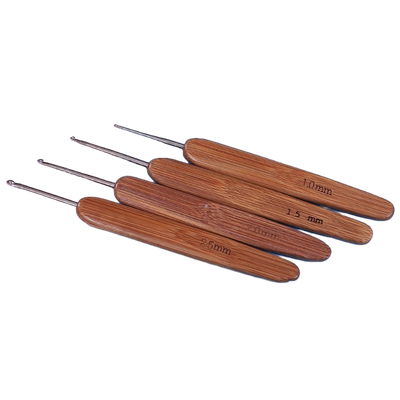 Bamboo Crochet Hook Set (5 Sizes)