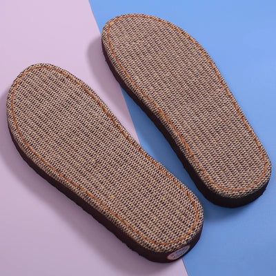 Handmade Flax Vine Crochet Footwear Soles