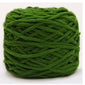 Green Soft Velvet Chenille Yarn for Crocheting Christmas Theme Slipper- Super Bulky-(20%off)
