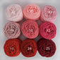 Pink/Red Theme Soft Velvet Chenille Yarn for Crocheting - Super Bulky-(15%off)