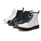 Women Leather Marten Boots Ankle Boots  - Handcrafted for Durability and Style